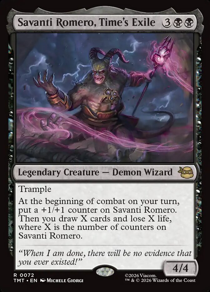 MTG - Savanti Romero, Time's Exile - Teenage Mutant Ninja Turtles (SOS)