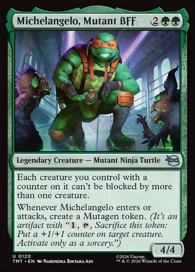 MTG - Michelangelo, Mutant BFF - Teenage Mutant Ninja Turtles (SOS)