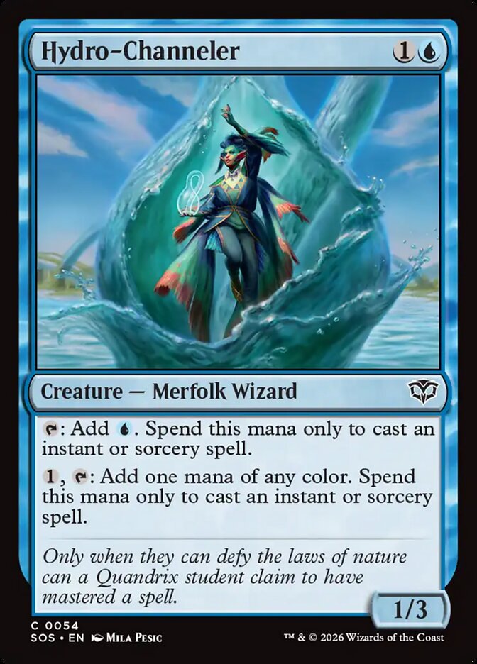 MTG - Hydro-Channeler - Secrets of Strixhaven (SOS)