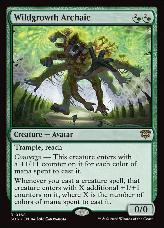 MTG - Wildgrowth Archaic - Secrets of Strixhaven (SOS)