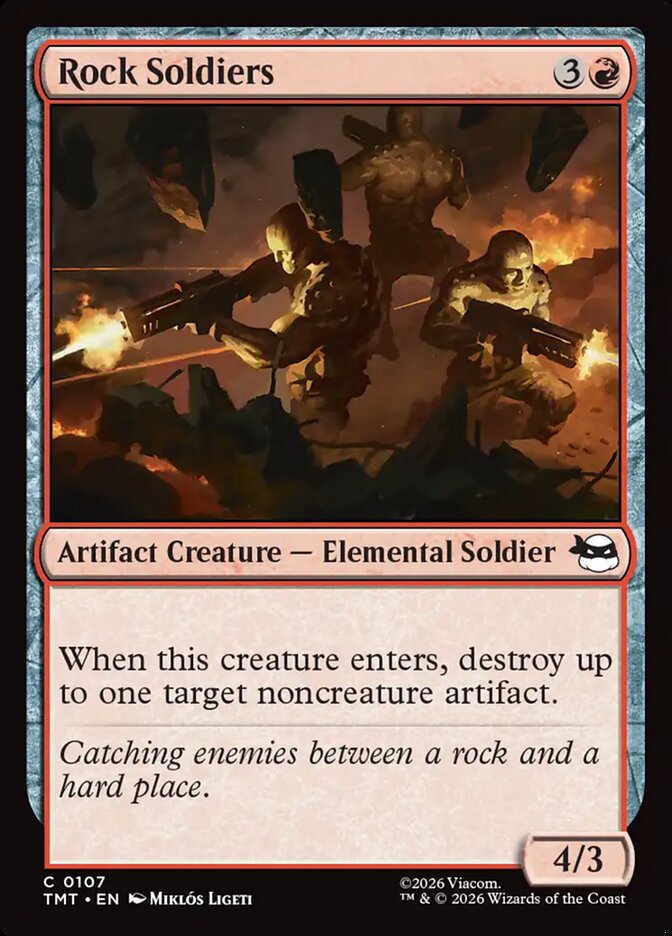 MTG - Rock Soldiers - Teenage Mutant Ninja Turtles (SOS)