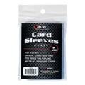 Pack of BCW card sleeves on a white background