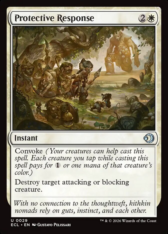 MTG - Protective Response - Lorwyn Eclipsed (SOS)