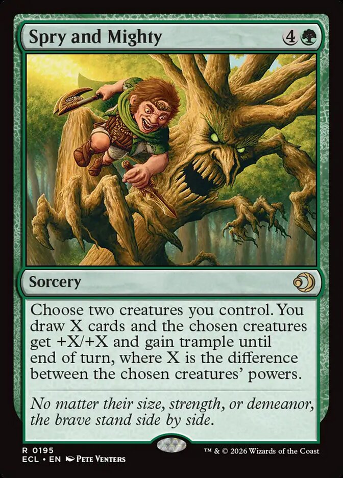 MTG - Spry and Mighty - Lorwyn Eclipsed (SOS)