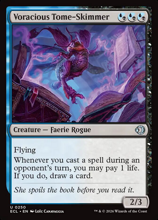 MTG - Voracious Tome-Skimmer - Lorwyn Eclipsed (SOS)