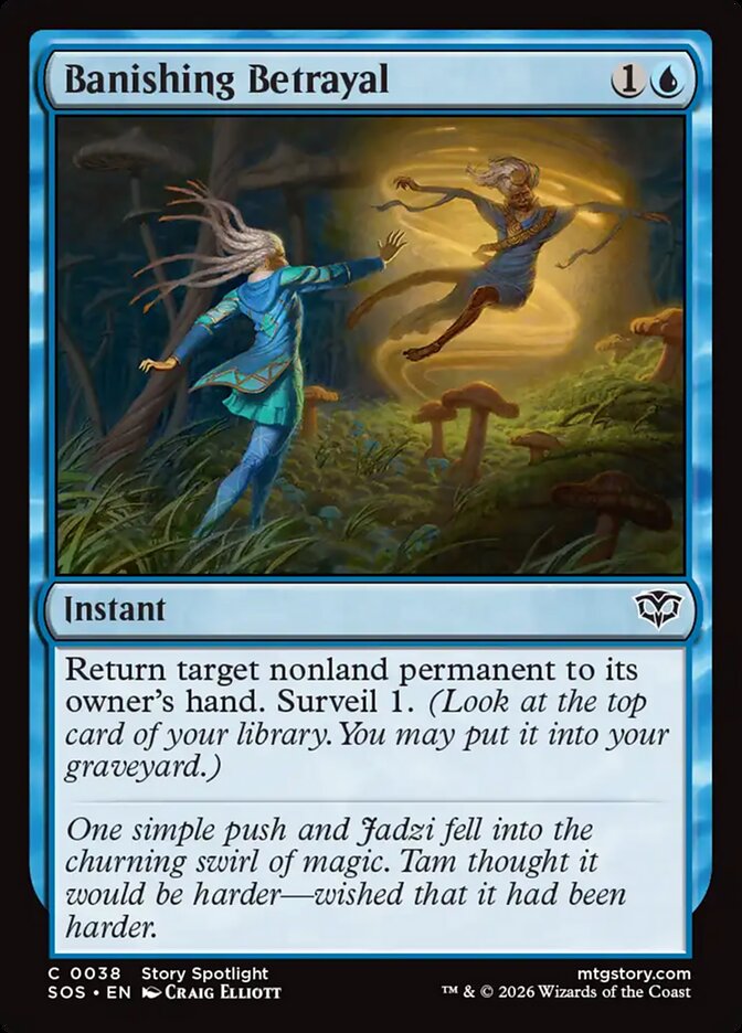 MTG - Banishing Betrayal - Secrets of Strixhaven (SOS)