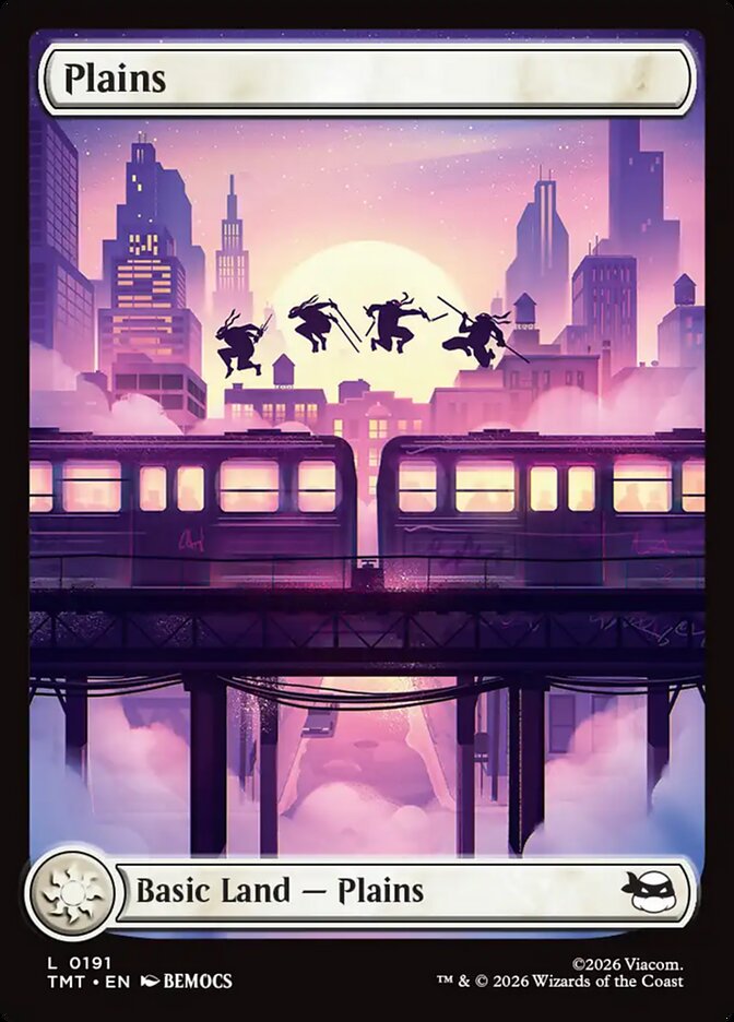 MTG - Plains - Teenage Mutant Ninja Turtles (SOS)