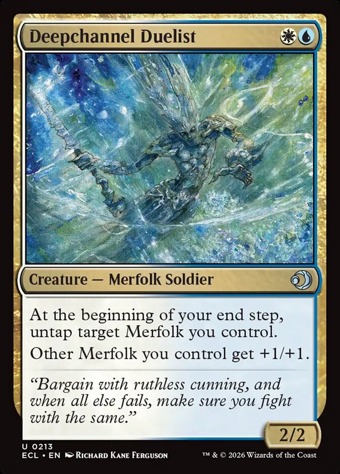 MTG - Deepchannel Duelist - Lorwyn Eclipsed (SOS)