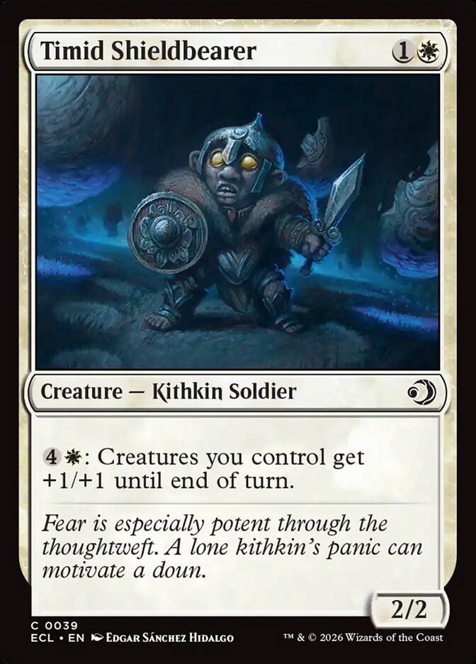 MTG - Timid Shieldbearer - Lorwyn Eclipsed (SOS)