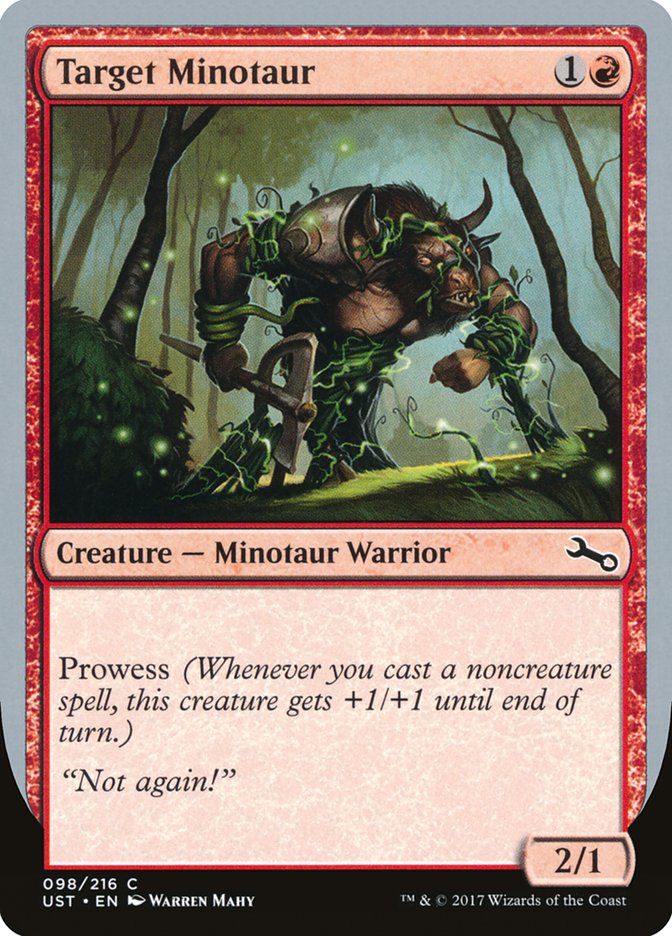 MTG - Target Minotaur - Unstable (SOS)