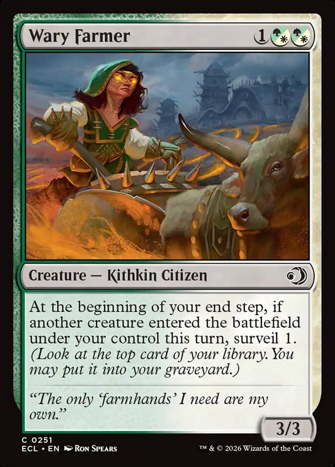 MTG - Wary Farmer - Lorwyn Eclipsed (SOS)