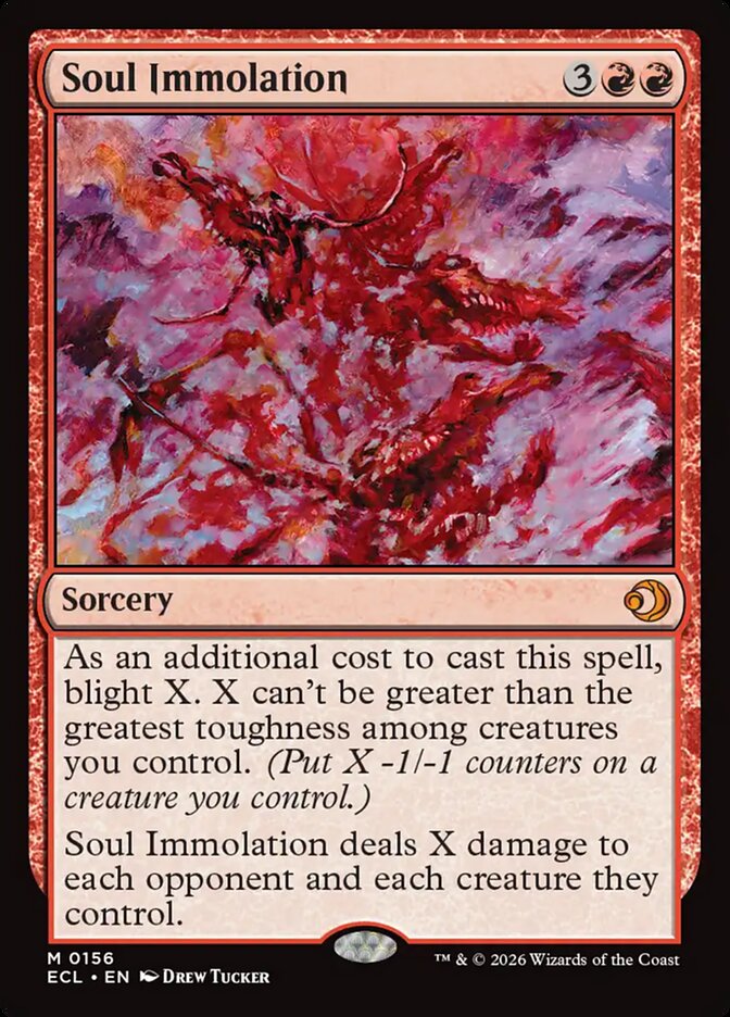 MTG - Soul Immolation - Lorwyn Eclipsed (SOS)
