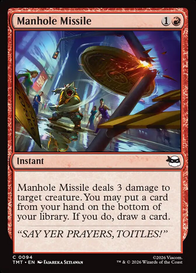 MTG - Manhole Missile - Teenage Mutant Ninja Turtles (SOS)