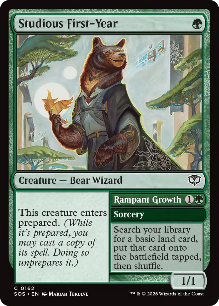 Studious First-Year // Rampant Growth