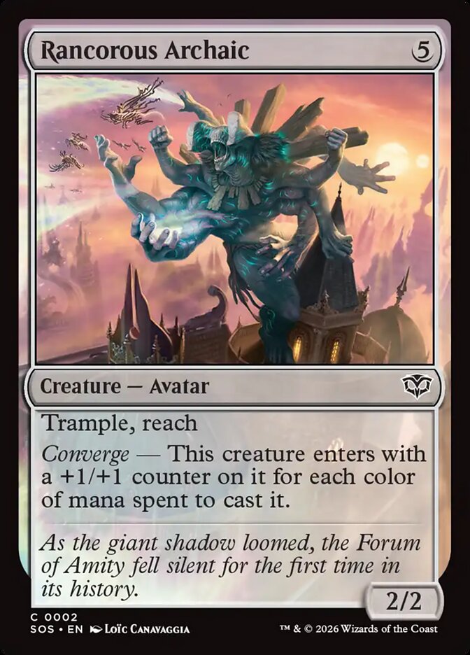 MTG - Rancorous Archaic - Secrets of Strixhaven (SOS)