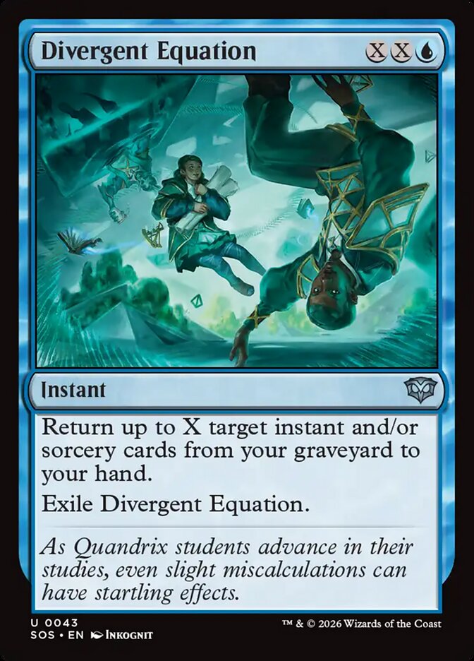MTG - Divergent Equation - Secrets of Strixhaven (SOS)