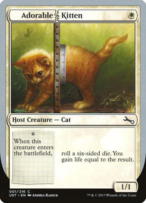 MTG - Adorable Kitten - Unstable (SOS)