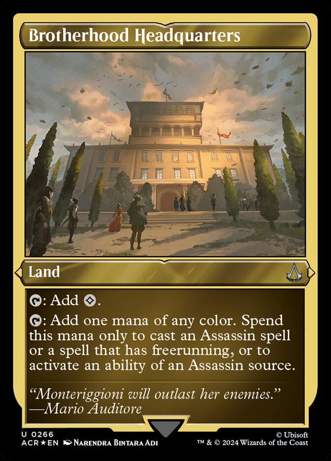 MTG - Brotherhood Headquarters - Assassin's Creed (SOS)