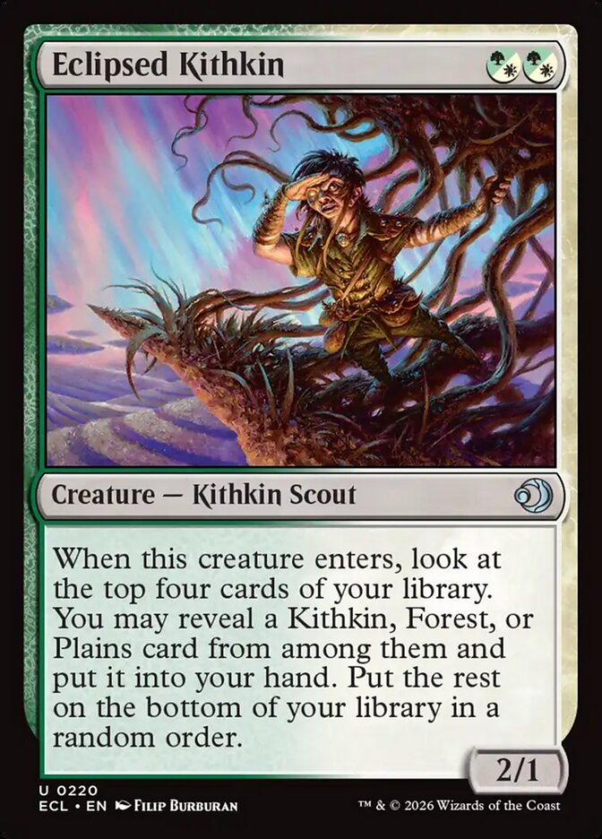 MTG - Eclipsed Kithkin - Lorwyn Eclipsed (SOS)