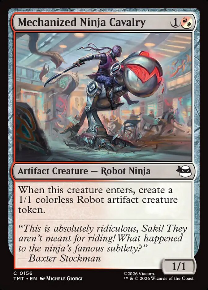 MTG - Mechanized Ninja Cavalry - Teenage Mutant Ninja Turtles (SOS)