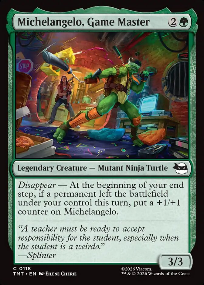 MTG - Michelangelo, Game Master - Teenage Mutant Ninja Turtles (SOS)