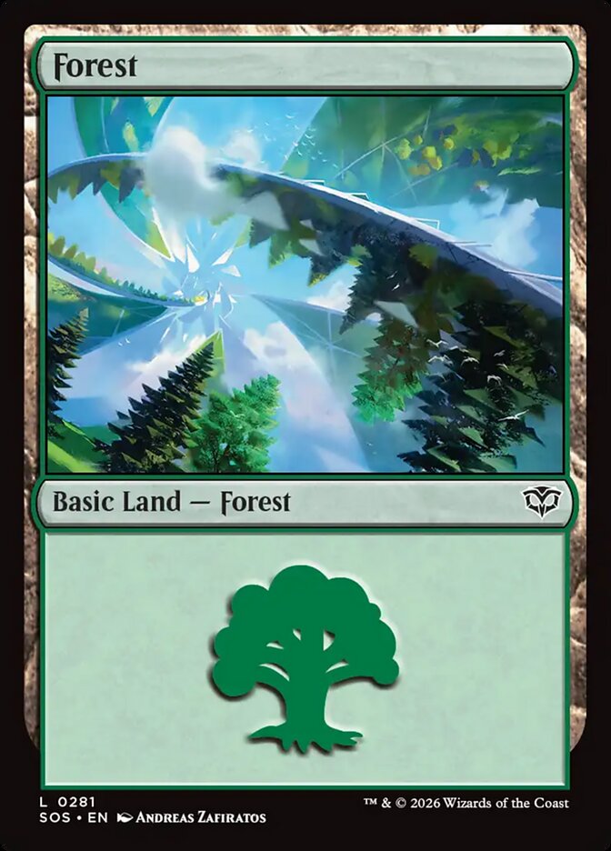MTG - Forest - Secrets of Strixhaven (SOS)