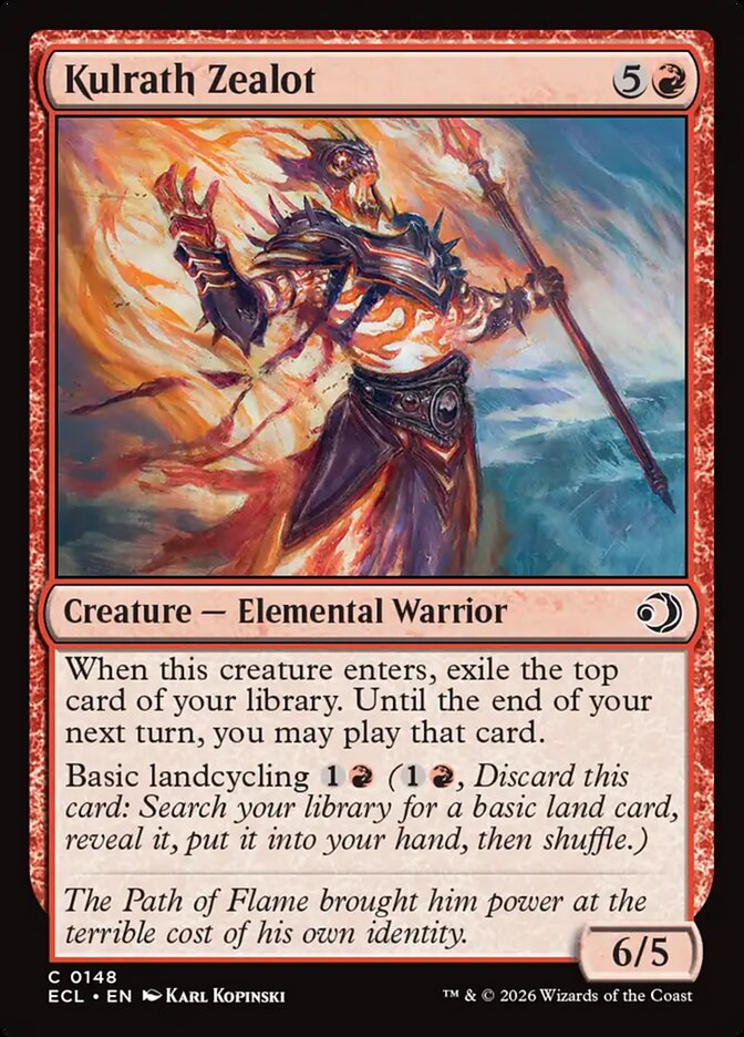MTG - Kulrath Zealot - Lorwyn Eclipsed (SOS)