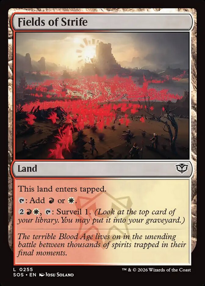 MTG - Fields of Strife - Secrets of Strixhaven (SOS)