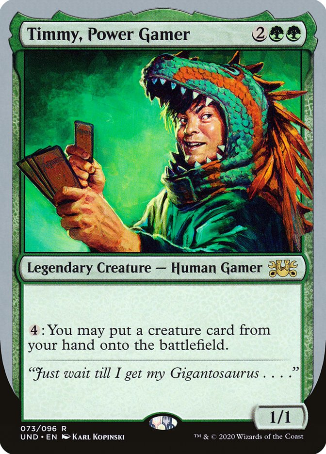 MTG - Timmy, Power Gamer - Unsanctioned (SOS)