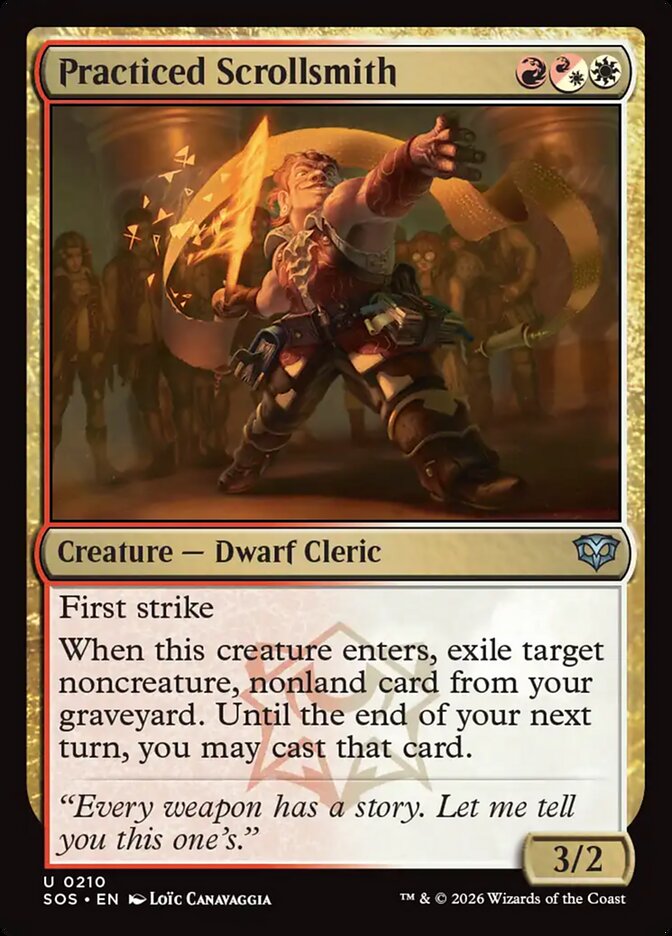 MTG - Practiced Scrollsmith - Secrets of Strixhaven (SOS)
