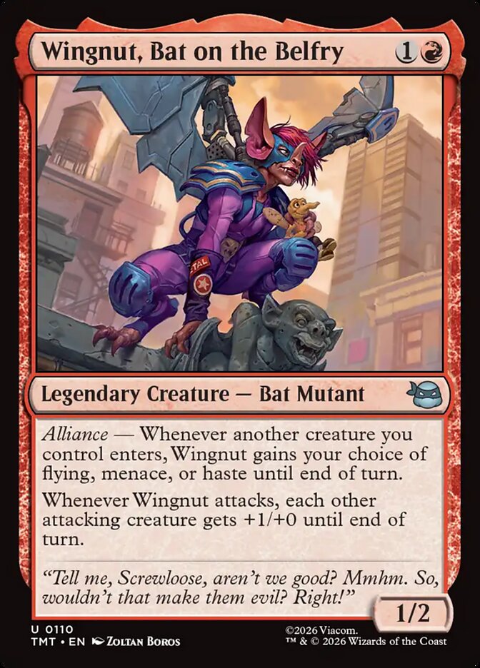 MTG - Wingnut, Bat on the Belfry - Teenage Mutant Ninja Turtles (SOS)