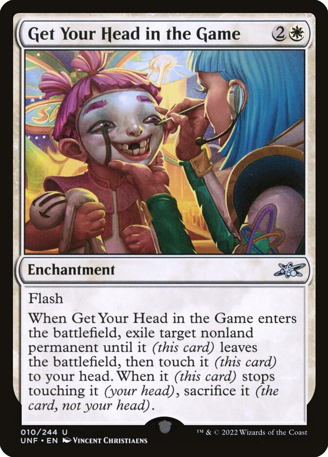 MTG - Get Your Head in the Game - Unfinity (SOS)