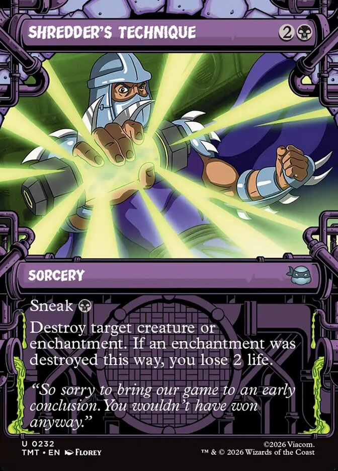 MTG - Shredder's Technique - Teenage Mutant Ninja Turtles (SOS)