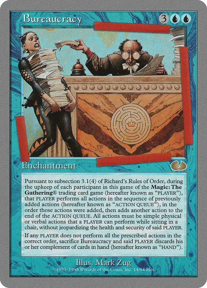 MTG - Bureaucracy - Unglued (SOS)
