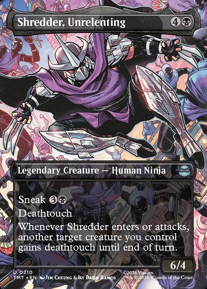 MTG - Shredder, Unrelenting - Teenage Mutant Ninja Turtles (SOS)