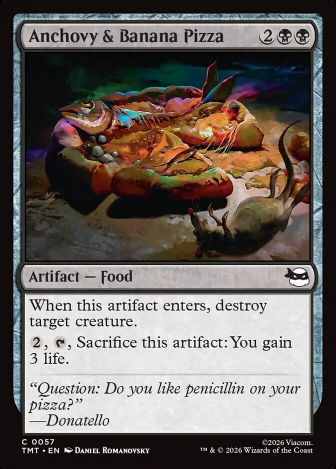 MTG - Anchovy & Banana Pizza - Teenage Mutant Ninja Turtles (SOS)