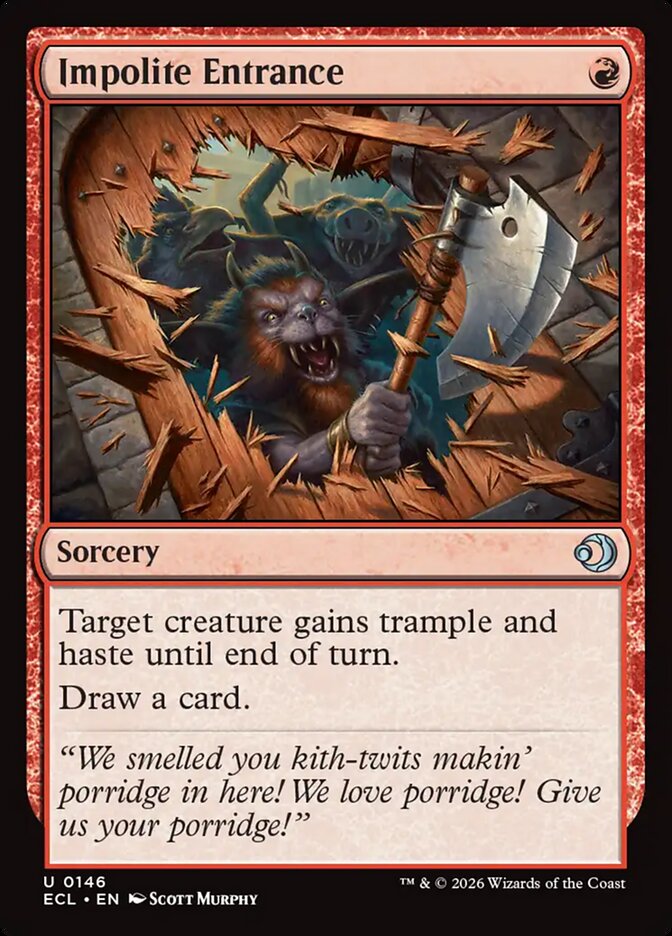 MTG - Impolite Entrance - Lorwyn Eclipsed (SOS)