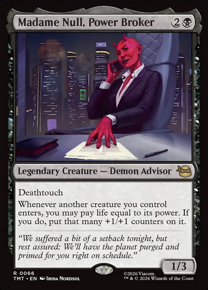 MTG - Madame Null, Power Broker - Teenage Mutant Ninja Turtles (SOS)