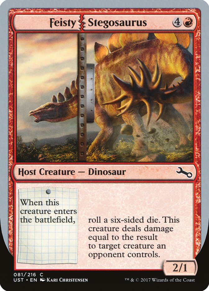 MTG - Feisty Stegosaurus - Unstable (SOS)