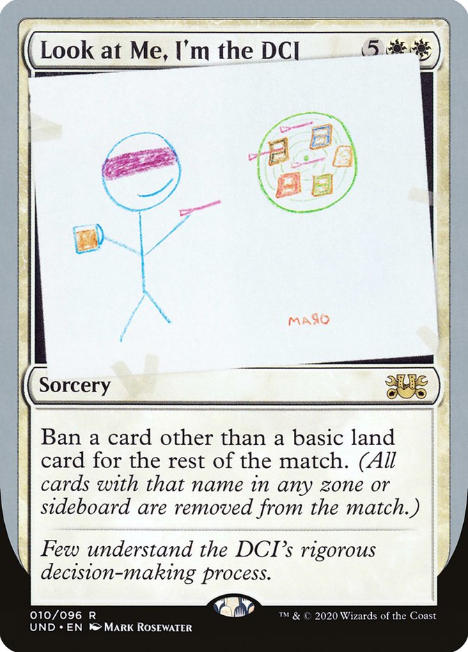 MTG - Look at Me, I'm the DCI - Unsanctioned (SOS)