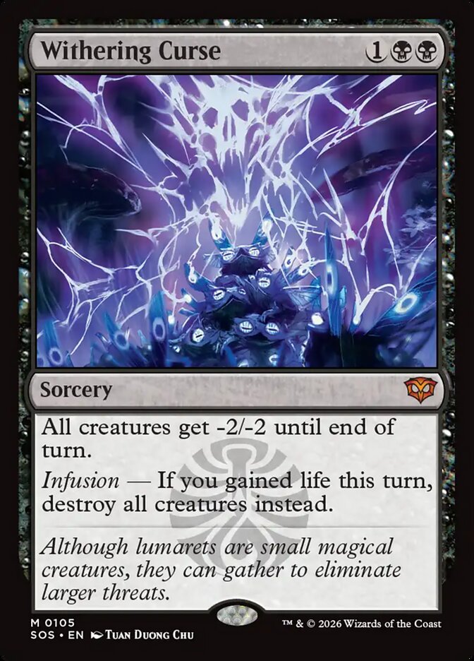 MTG - Withering Curse - Secrets of Strixhaven (SOS)
