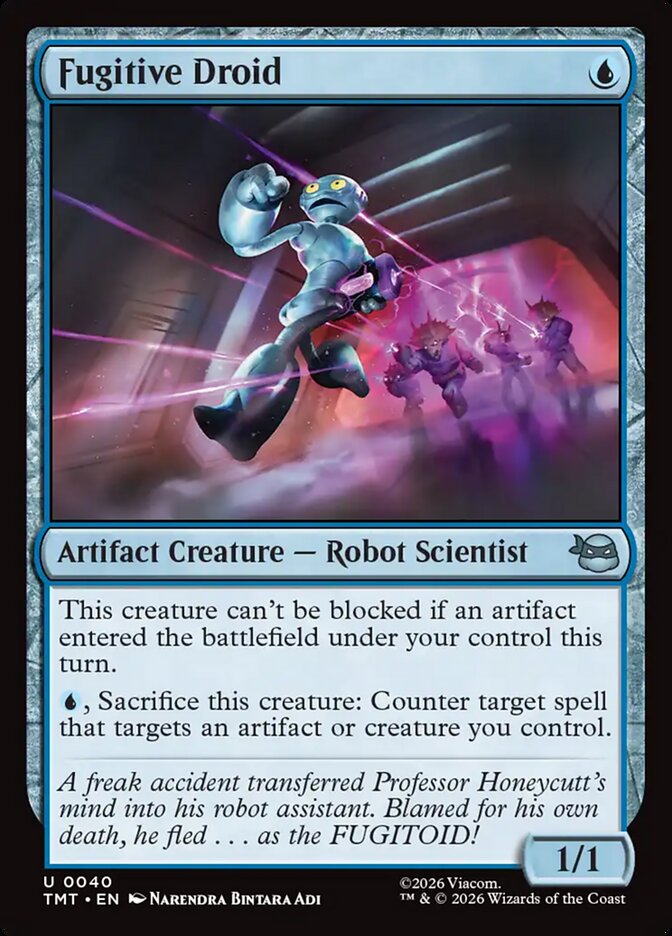 MTG - Fugitive Droid - Teenage Mutant Ninja Turtles (SOS)