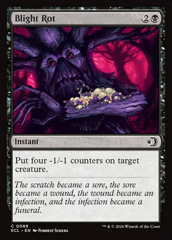 MTG - Blight Rot - Lorwyn Eclipsed (SOS)