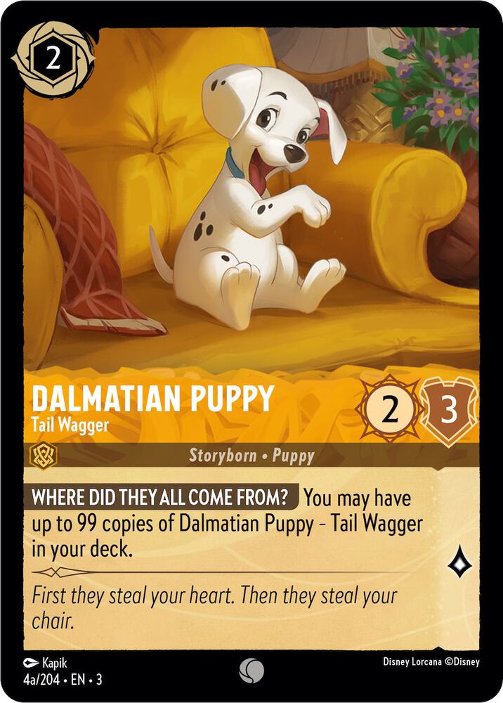 Lorcana - Dalmatian Puppy - Tail Wagger - Into the Inklands