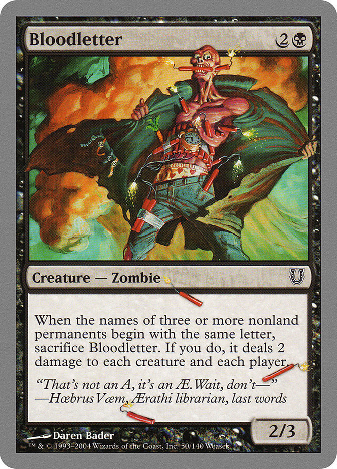 MTG - Bloodletter - Unhinged (SOS)