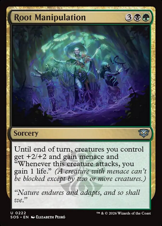 MTG - Root Manipulation - Secrets of Strixhaven (SOS)