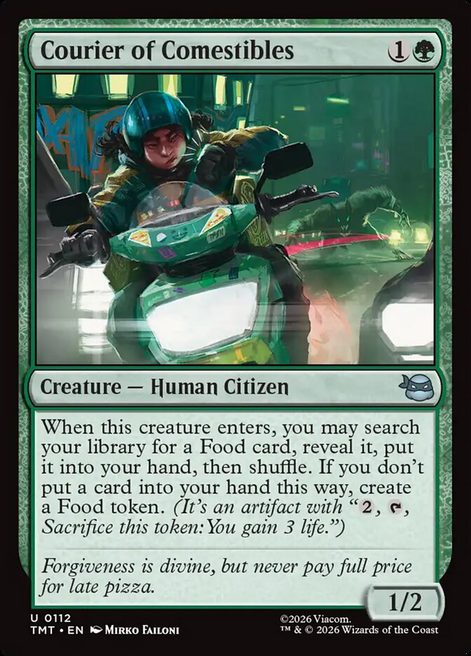 MTG - Courier of Comestibles - Teenage Mutant Ninja Turtles (SOS)