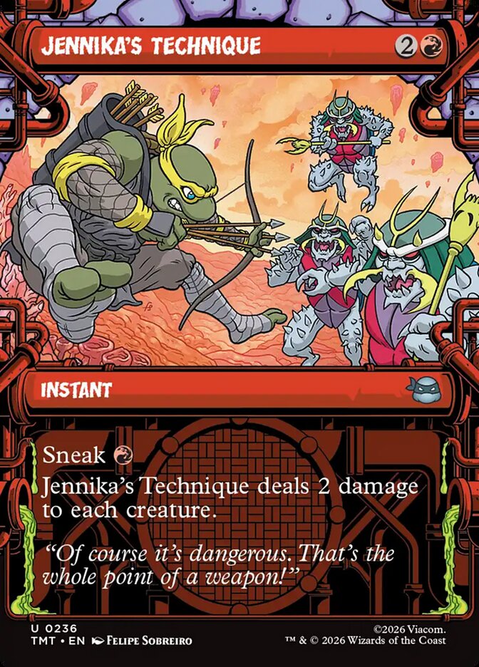 MTG - Jennika's Technique - Teenage Mutant Ninja Turtles (SOS)
