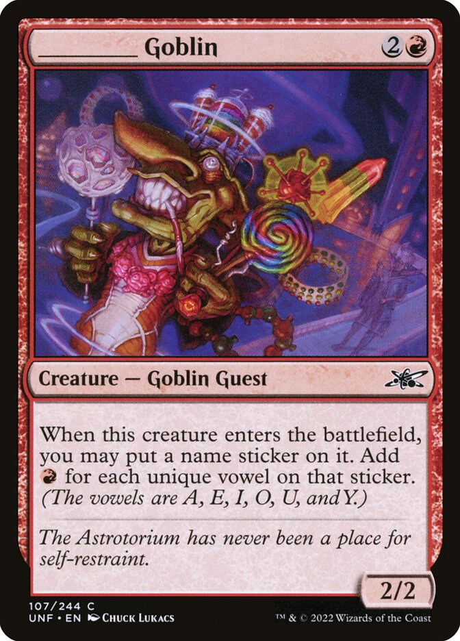 MTG - ________ Goblin - Unfinity (SOS)