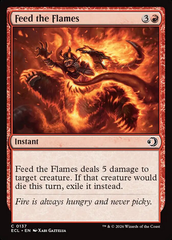 MTG - Feed the Flames - Lorwyn Eclipsed (SOS)